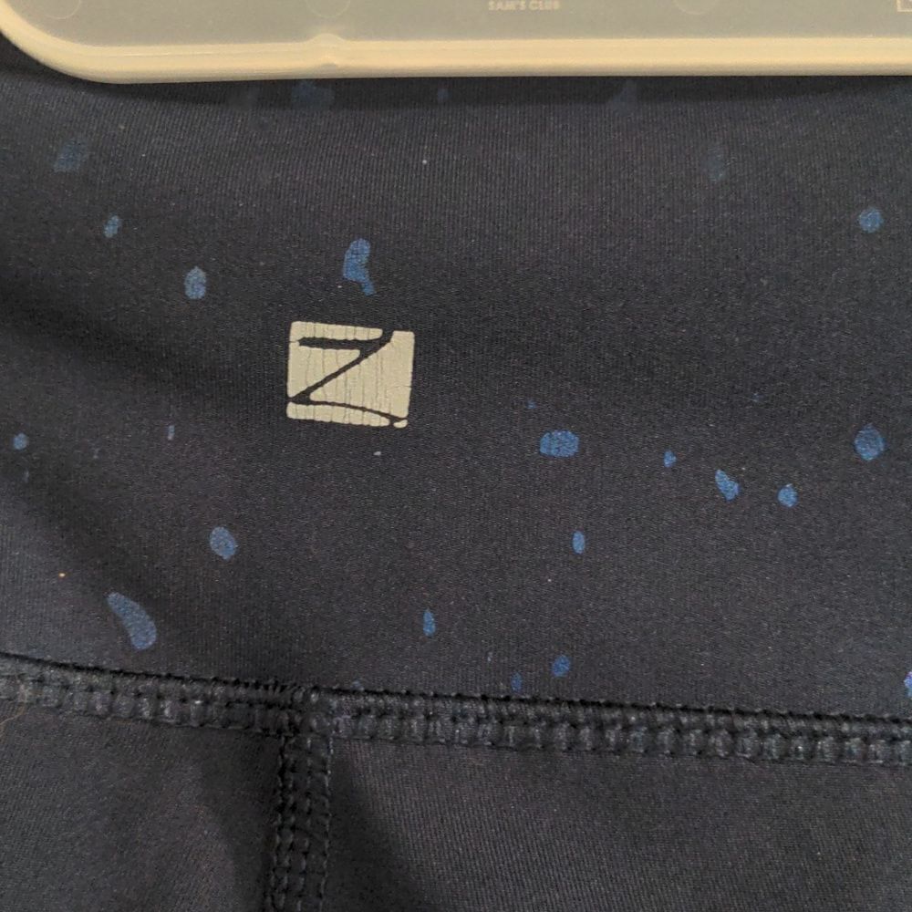 Z by zobha. Dark blue speckled workout pants. Size XL - Picture 7 of 7
